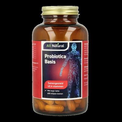 All Natural Probiotica basis 120 Vegetarische capsules All Natural Probiotica basis 120 Vegetarische capsules