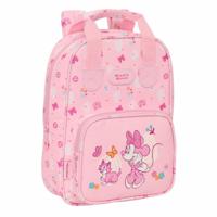 Schoolrugzak Minnie Mouse Baby Roze 20 x 28 x 8 cm - thumbnail