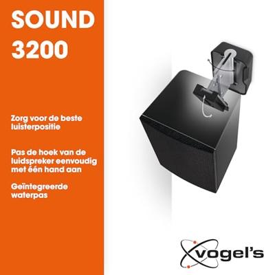 Vogels SOUND 3200 UNIVERSAL TV accessoire Zwart Vogels SOUND 3200 UNIVERSAL TV accessoire Zwart