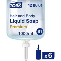 TORK Hair and Body 420601 Vloeibare zeep 1 l 6 stuk(s) - thumbnail