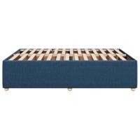 Bedframe zonder matras stof blauw 160x200 cm - thumbnail