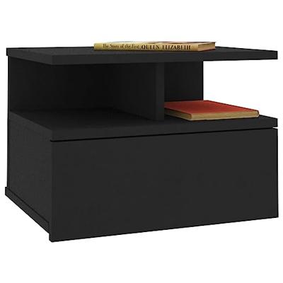 Nachtkastjes 2 st 40x31x27 cm bewerkt hout zwart