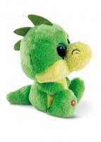 Nici knuffeldraak Glubschis McDamon junior 15 cm pluche groen - thumbnail