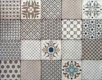 Wandtegel Portugees Terre D&apos;Azur Epoca 15x15cm marfil mix mat - thumbnail