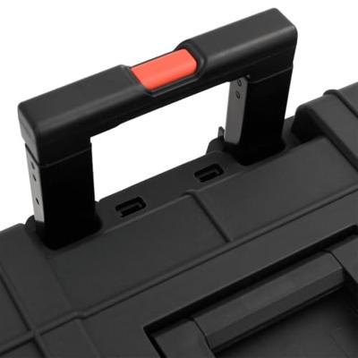 Flightcase draagbaar 56,5x34x16 cm PP zwart
