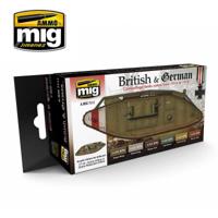 MIG Verf Set - British & German - thumbnail