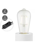 Home sweet home dry tafellamp 10 rond wit - thumbnail