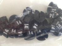 MB zwart/wit 14 voor op kledinghanger - thumbnail