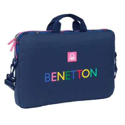 Laptoptas Benetton Damero Marineblauw 40 x 27 x 4 cm