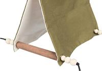 Hangende vogeltent, katoen, 16 × 18 × 20 cm, groen - thumbnail