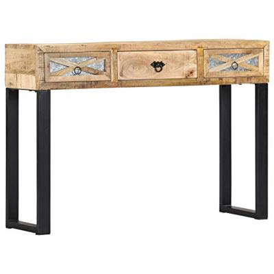 Wandtafel 110x30x76 cm massief mangohout