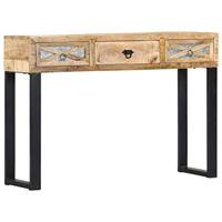 Wandtafel 110x30x76 cm massief mangohout - thumbnail