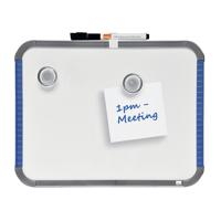 Nobo Slimline mini magnetisch whiteboard, staal, ft 22 x 28 cm - thumbnail