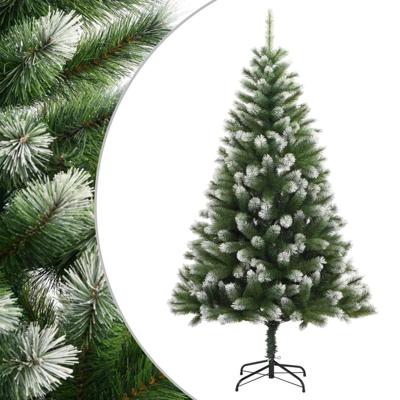 VidaXL Kunstkerstboom met scharnieren en sneeuw 150 cm VidaXL Kunstkerstboom met scharnieren en sneeuw 150 cm