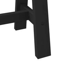 Wandtafel NOAIN A-vormige poten 120x30x75 cm massief hout - thumbnail