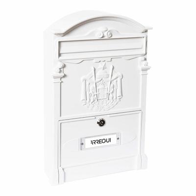 Brievenbus Arregui Wit 26 X 9 X 42 CM Metaal Aluminium