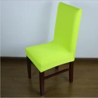 Moderne effen kleur stoel cover spandex stretch elastische bruiloft banket stoel covers eetkamerstoel cover pastorale Hotel cover specificatie: unive - thumbnail