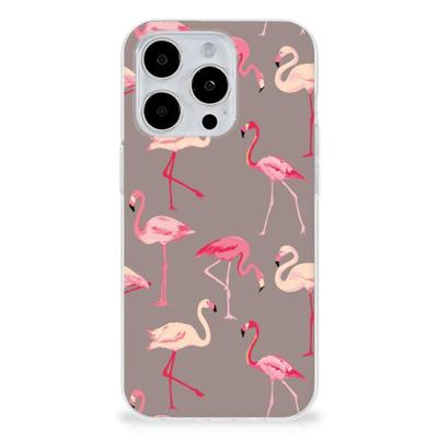 iPhone 15 Pro Max | TPU Hoesje | Flamingo iPhone 15 Pro Max | TPU Hoesje | Flamingo