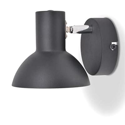 VidaXL Wandlampen voor 2 peertjes e27 zwart en goud 2 st