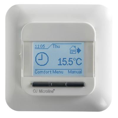 Thermostaat AquaSplash Atlas voor Infraroodpaneel Solo Bedraad Wit Aquasplash