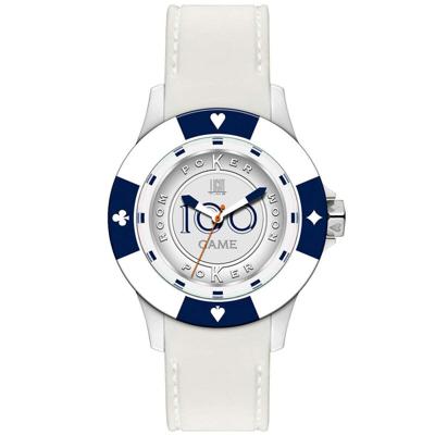 Horloge Uniseks Light Time POKER (Ø 41 mm)