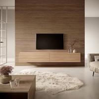 NADUVI Collection Emma Tv-meubel - B 200 cm - Naturel - thumbnail