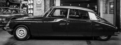 Glasschilderij nostalgische Citroën