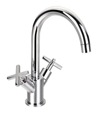 Keukenmengkraan Best Design New-Jax Twee Kruisgrepen 30,5 cm Chroom Keukenmengkraan Best Design New-Jax Twee Kruisgrepen 30,5 cm Chroom