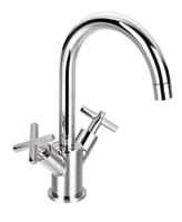Keukenmengkraan Best Design New-Jax Twee Kruisgrepen 30,5 cm Chroom - thumbnail