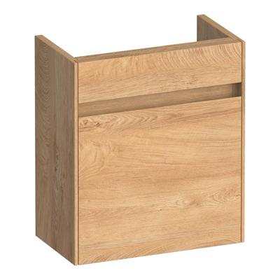 Brauer Inspire Fonteinkast - 40 cm - 1 Deur - Greeploos - Linksdraaiend - Forest Tan