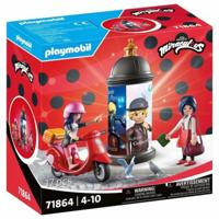 PLAYMOBIL 71864 Miraculous: Marinette op de scooter & Kagami - thumbnail
