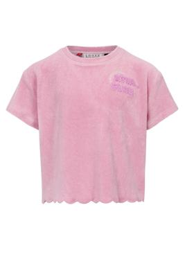LOOXS Little Zomer top meisjes terry - roze