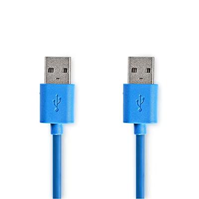 Nedis ccgp61000bu20 usb 3.0-kabel a male - a male 2,0 m blauw Nedis ccgp61000bu20 usb 3.0-kabel a male - a male 2,0 m blauw