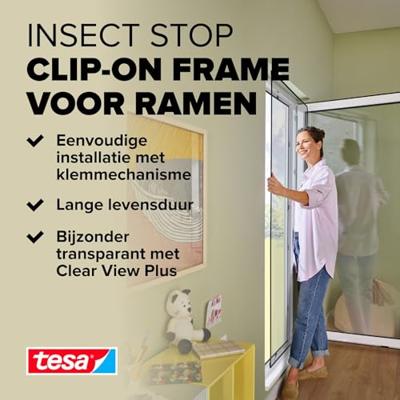 tesa Insect Stop 55360-00002-00 Vliegenhor (b x h) 1.2 m x 2.4 m Antraciet 1 stuk(s) tesa Insect Stop 55360-00002-00 Vliegenhor (b x h) 1.2 m x 2.4 m Antraciet 1 stuk(s)