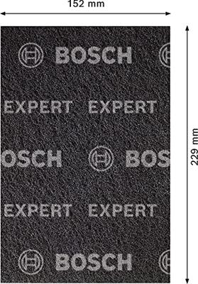 Bosch Accessoires Expert N880 vliespad voor handmatig schuren 152 x 229 mm, extra sneden S - 1 stuk(s) - 2608901210