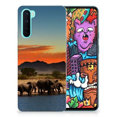 OnePlus Nord | TPU Hoesje | Olifanten OnePlus Nord | TPU Hoesje | Olifanten