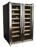 Wine Klima D32 Vrijstaand Zwart, Roestvrijstaal 32 fles(sen) Compressorwijnkoeler D - thumbnail