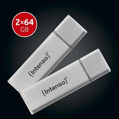 USB stick INTENSO 3531490 64 GB 2 Stuks Zilver USB stick INTENSO 3531490 64 GB 2 Stuks Zilver