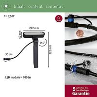 Paulmann Spot ITO horizontal 94544 Verlichtingssysteem Plug&Shine LED-tuinspot LED 6 W Warmwit Antraciet - thumbnail