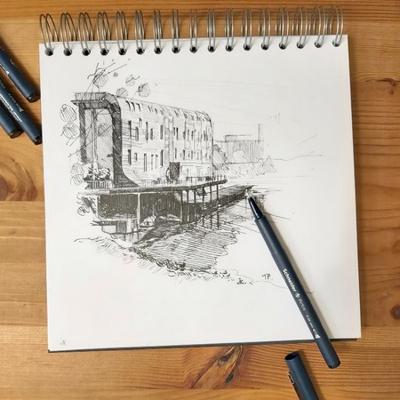 8 Fineliners Schneider Pictus zwart