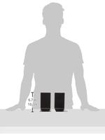 Alco AL-4301-11 Boekensteun 85x140x140mm Metaal Set A 2 Stuks Zwart - thumbnail