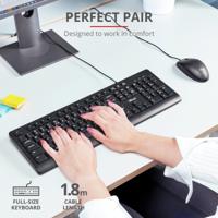 Trust Primo - Stille Keyboard en Muis set - Qwerty US - thumbnail