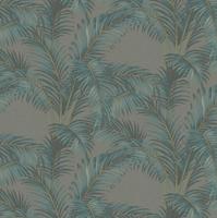 Dutch Wallcoverings Pavone - Palmaria Teal - thumbnail