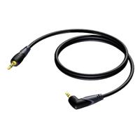 Procab CLA718/1,5 Minijack naar haakse minijack kabel 150 cm - thumbnail