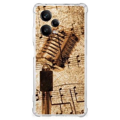 Xiaomi Redmi Note 12 Pro Plus Anti-shock Hoesje met foto Bladmuziek Xiaomi Redmi Note 12 Pro Plus Anti-shock Hoesje met foto Bladmuziek