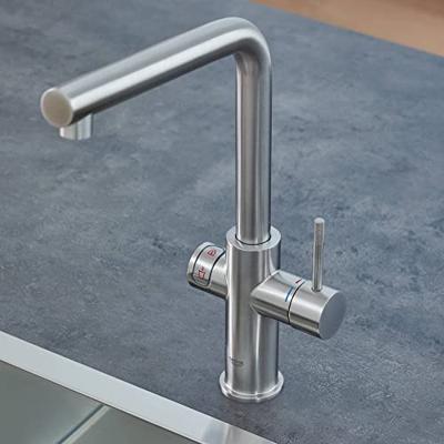 Kokendwaterkraan GROHE Red New Duo met L Uitloop en L Size Boiler RVS
