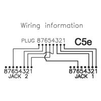VALUE T-Adapter Cat.5e (Class D), STP - thumbnail