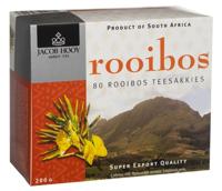 Jacob Hooy Rooibos Theezakjes 80st - thumbnail