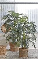 Kunstplant mica areca palm in plastic pot - thumbnail