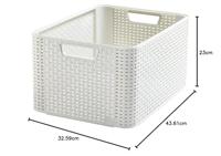 Curver Style Opbergmand 30L Wit - thumbnail